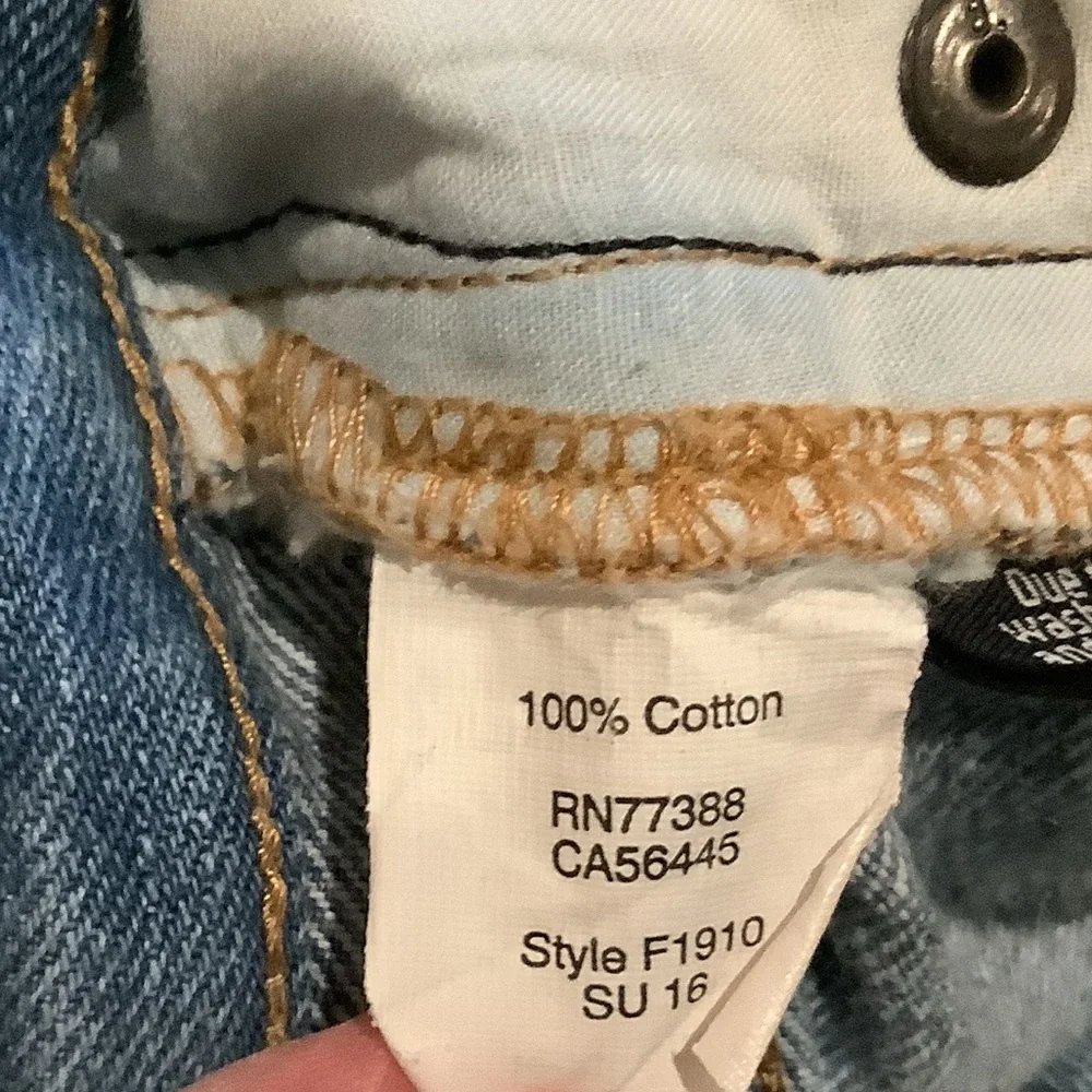 J.Crew cutoff jean shorts distressed size 26